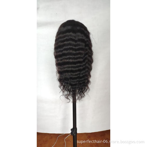 Wholesales Cheap 100 Unprocessed Human Hair Loose Wave 360 Lace Frontal Wig With Baby Hair